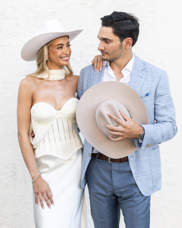 Hats Off to This Rehearsal Dinner